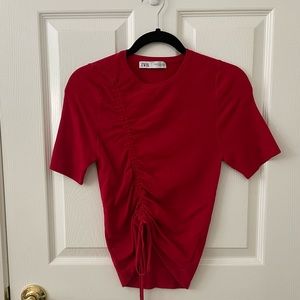 Zara blouse red size medium